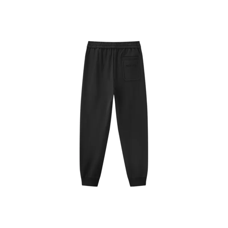 DEGAIA Knitted Sweatpants Men's Black-1