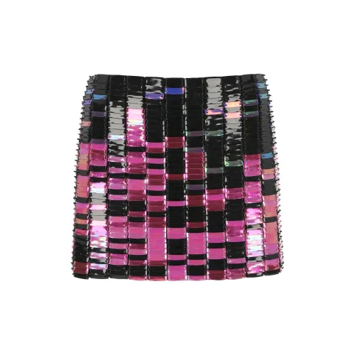 The Attico Rue Sequin Embellished Mini Skirt