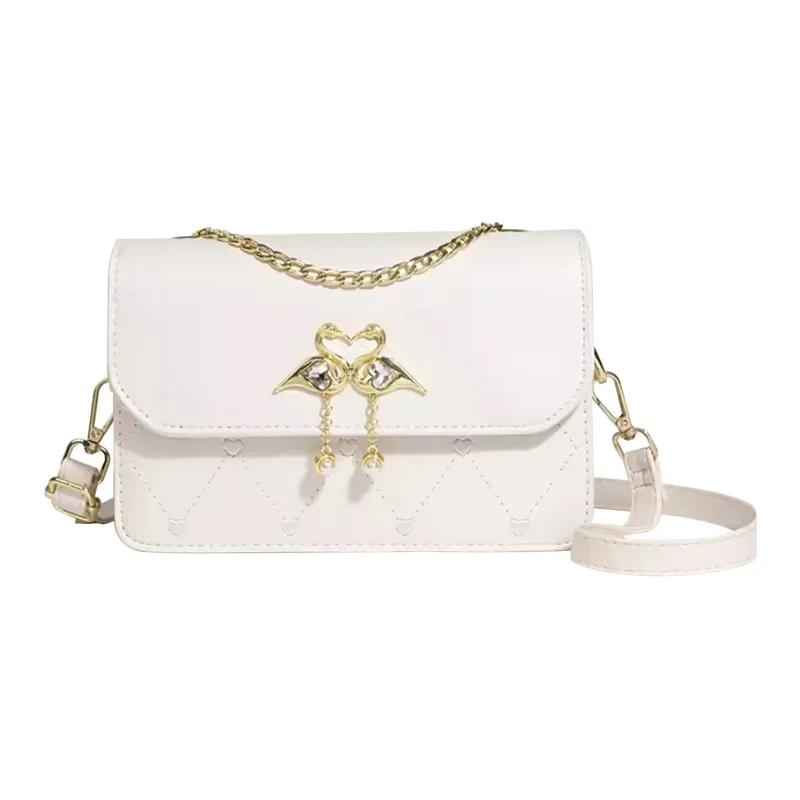 UNITE STAR PU Small Square Bag Crossbody Shoulder Bag Women's White/Pink/Black/Blue/Green-1