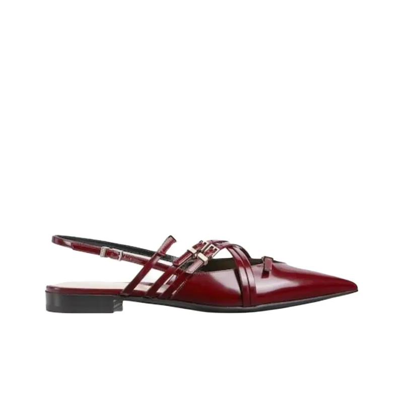 GUCCI Casual Single Shoes Women's Red-1