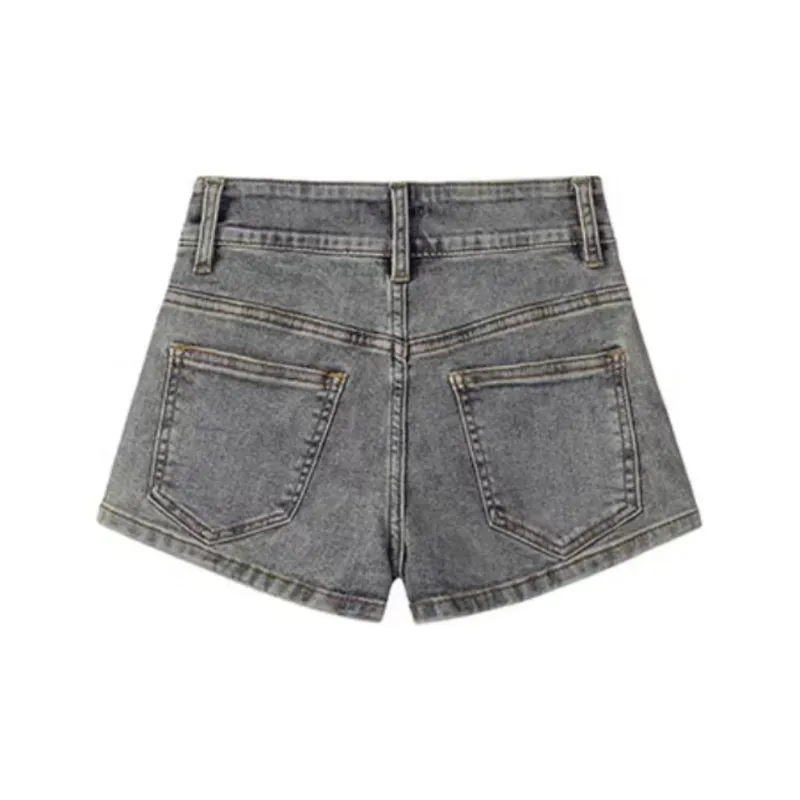 Kazakhstan Denim Shorts Women's-1