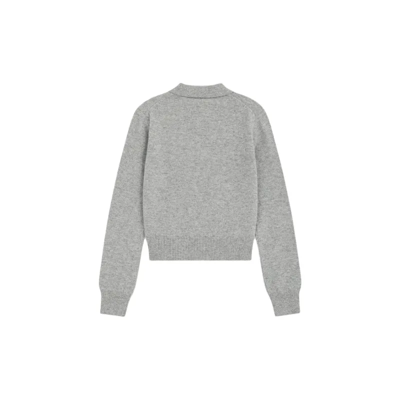 WE11DONE Cashmere Polo Jumper-1