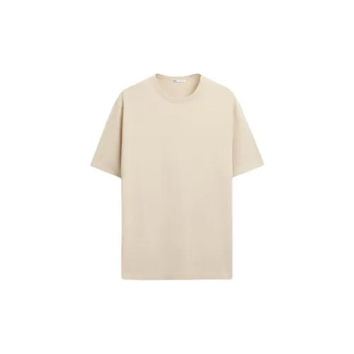 ZARA T-Shirts Men Yellow