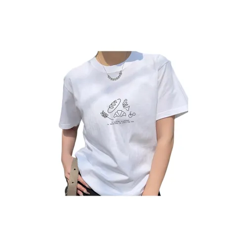 Weixi T Shirts Women's White
