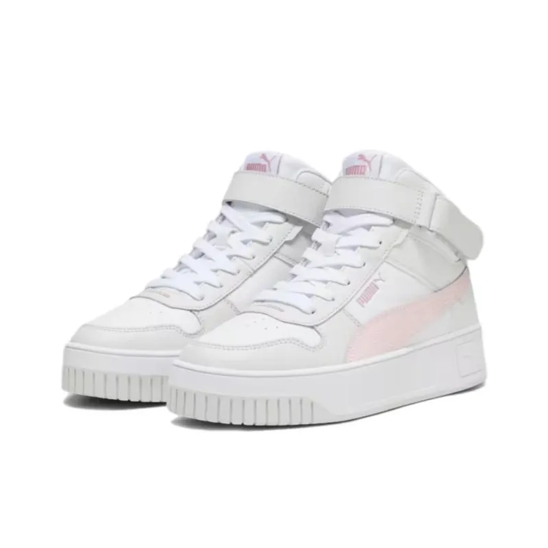 PUMA Carina Street Slip Resistant Shock Absorbers Mid Top Skateboard Shoes Women's White-2