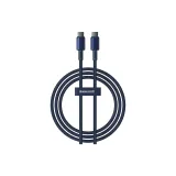Blue[1m, 1 Pack]Dual USB-C Ports, Supports 100W Fast Charging