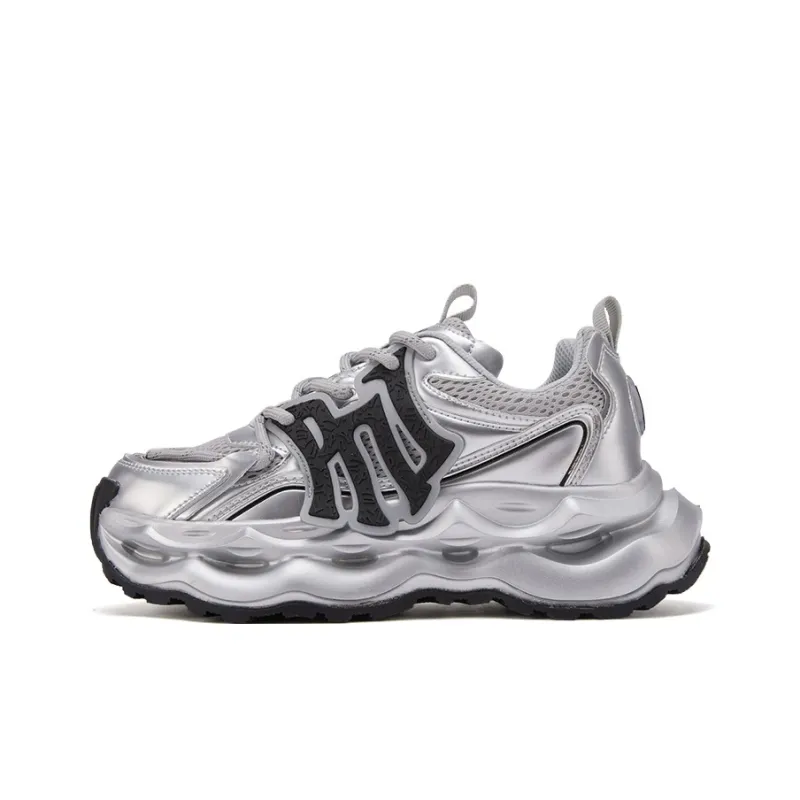 Pnj Slip Resistant, Abrasion Resistant, Breathable Coverage Low Top Chunky Sneakers Unisex-5
