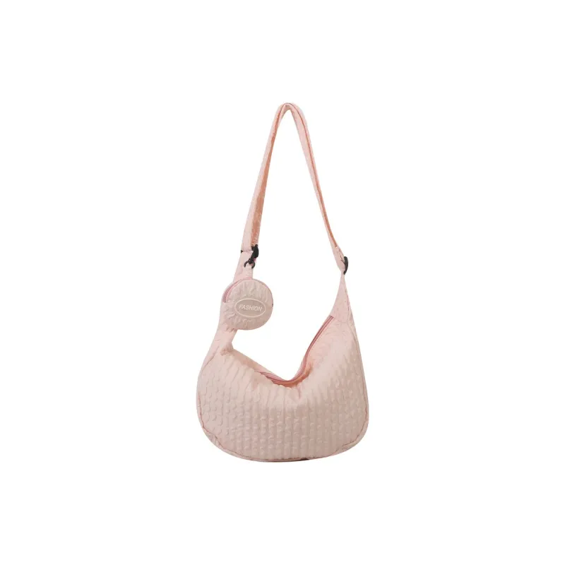 BALANG Canvas Shoulder Bag Women's Yellow/White/Light Blue/Black/Pink/Light Yellow-11