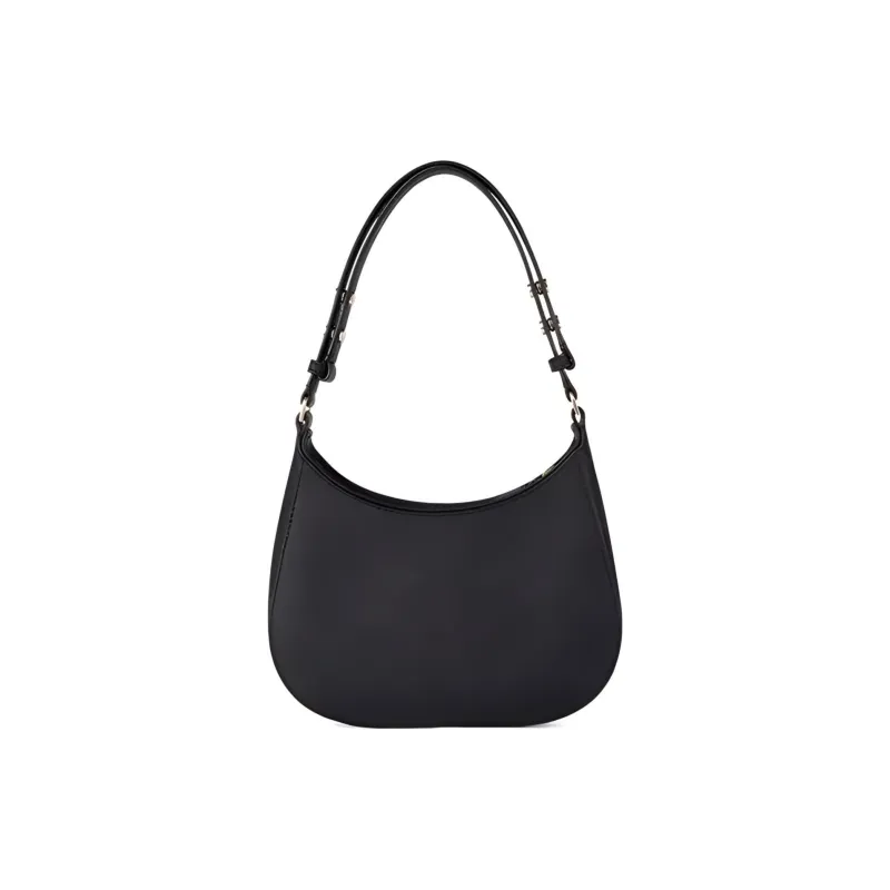TORY BURCH Emerson Leather Crescent Moon Bag Shoulder Bag Handbag Shoulder Bag Women's Black-3