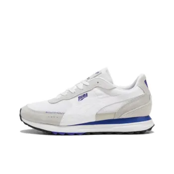 PUMA Road Rider Anti Slip Wear Resistant Low Top Casual Shoes Unisex White Gray