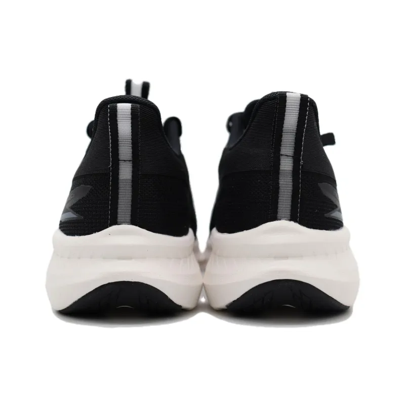 361° Abrasion Resistant Breathable Low Top Running Shoes Men's Black White-3