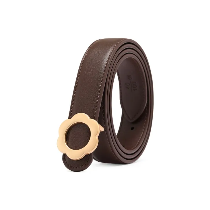 CARLE KELLEN Black, With Denim Leather Belts Women's Width 2.3CM-5