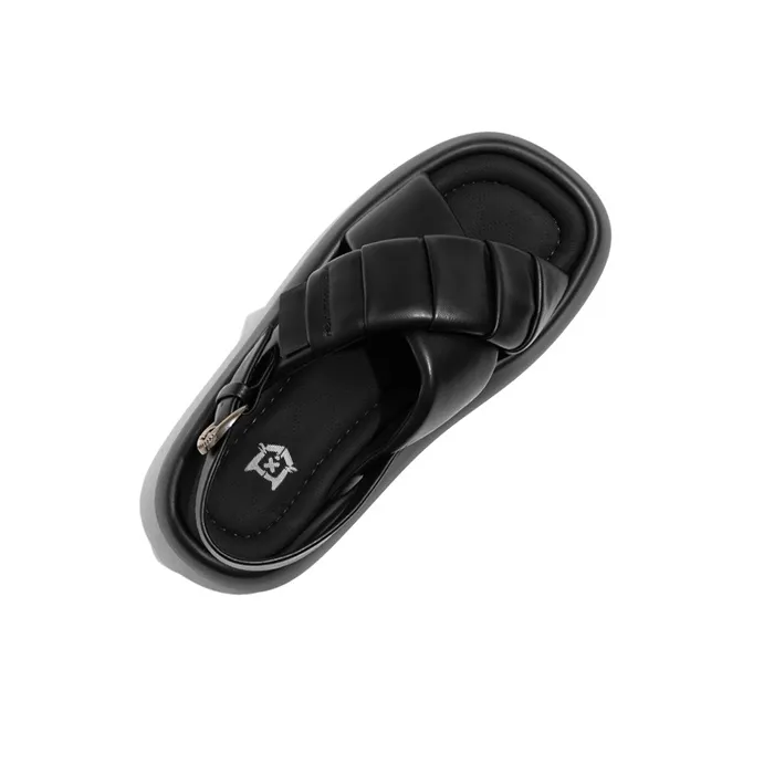 Old Meow Beach Sandals 5cm Women's Black-3