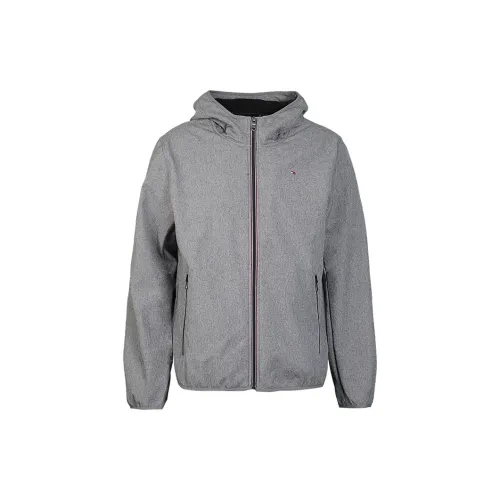 Tommy Hilfiger Jackets Men Blend Gray