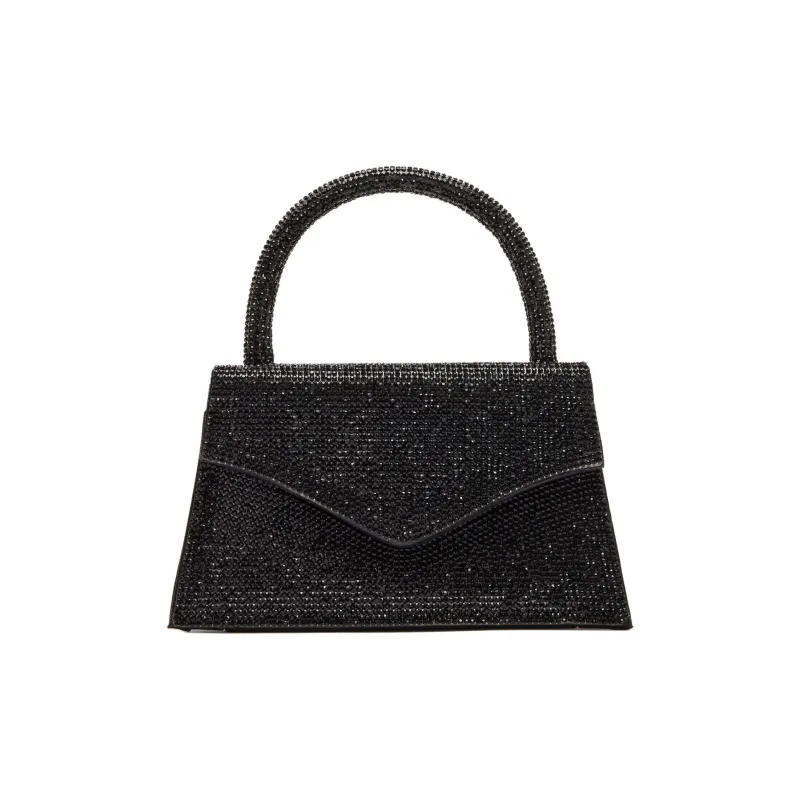 STEVE MADDEN Synthetic Material Shoulder Bag Crossbody Bag Handbag Women's Black-0