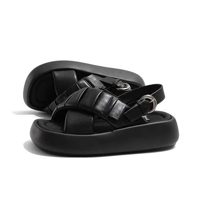 Old Meow Beach Sandals 5cm Women's Black-1
