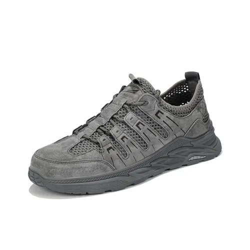 RED DRAGONFLY Cushioning Breathable Support Low Top Trekking Shoes Men's