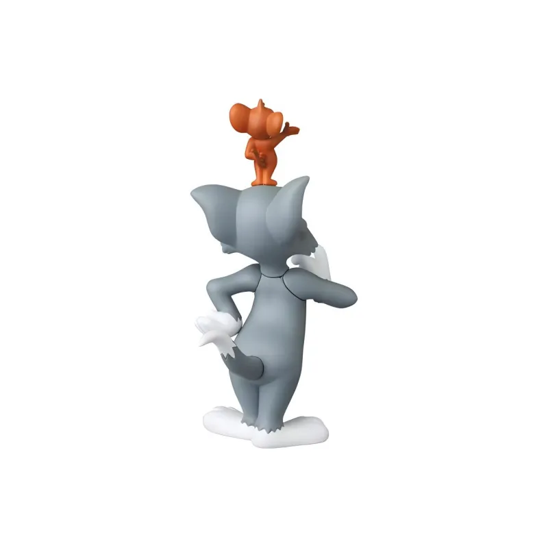 Medicom Toy Udf Tom And Jerry  Jerry On Tom's Head Figure Gray-1