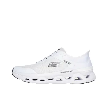 Skechers Slip Ins Anti Slip Wear Resistant Low Top Casual Running Shoes Men's White