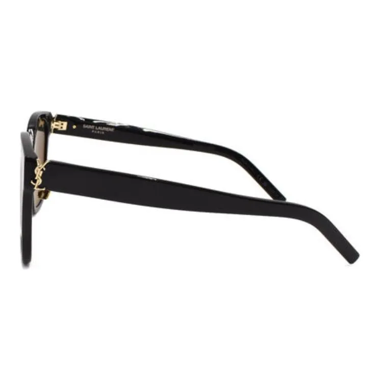 SAINT LAURENT Plastic Square Sunglasses Men's Black-2