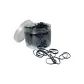 Black Disposable Rubber Band Approx. 1000 Pcs (2 Box)