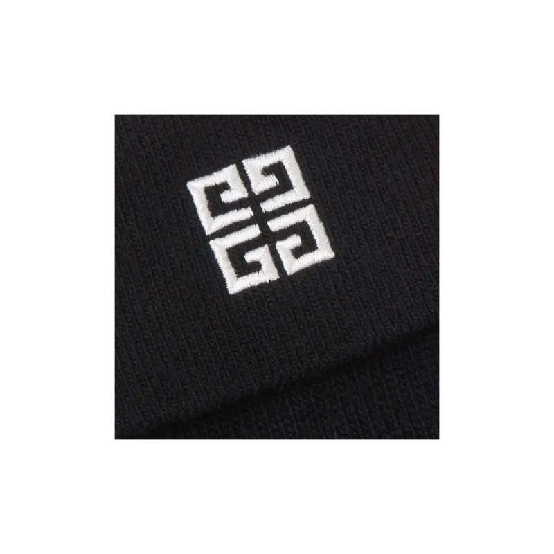Givenchy Logo Embroidered Knit Gloves-2