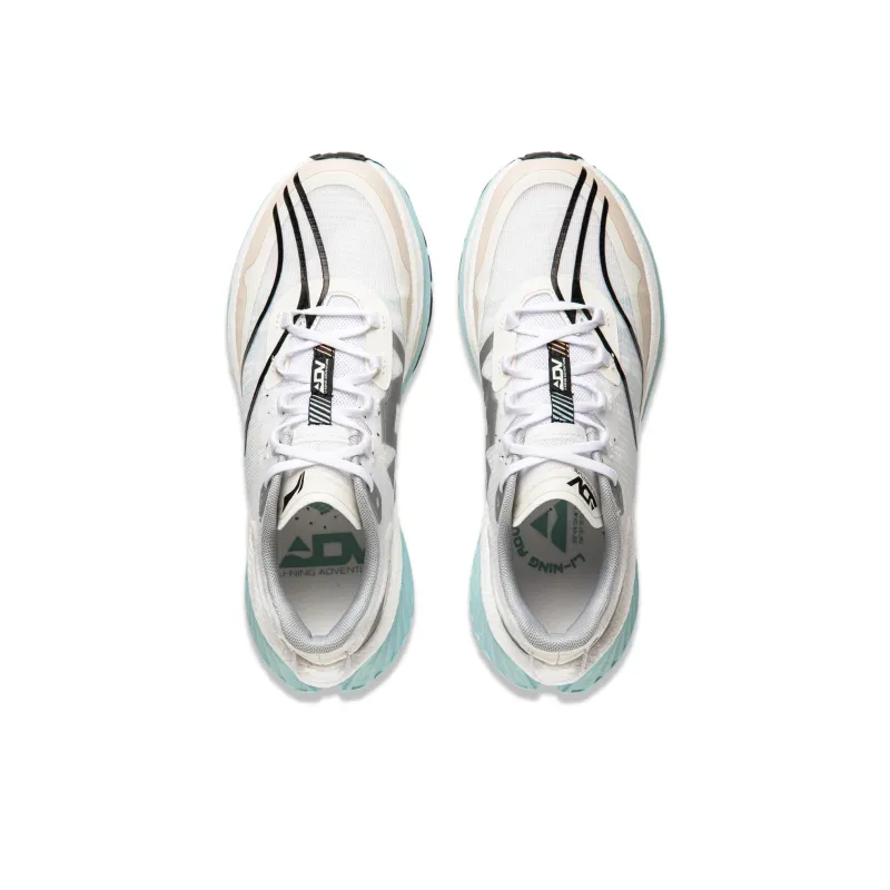 LiNing Dilu Cushioning Anti Slip And Wear Resistant Support Rebound Low Top Running Shoes Women's Ecru-3