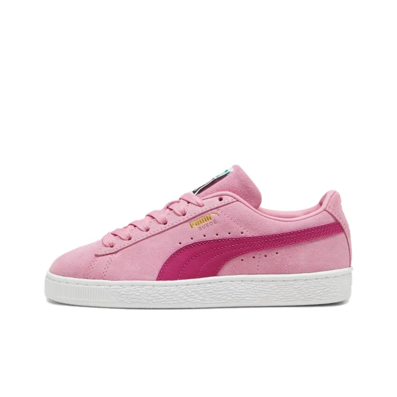 PUMA Slip Resistant Low Top Skateboard Shoes Unisex Pink-0