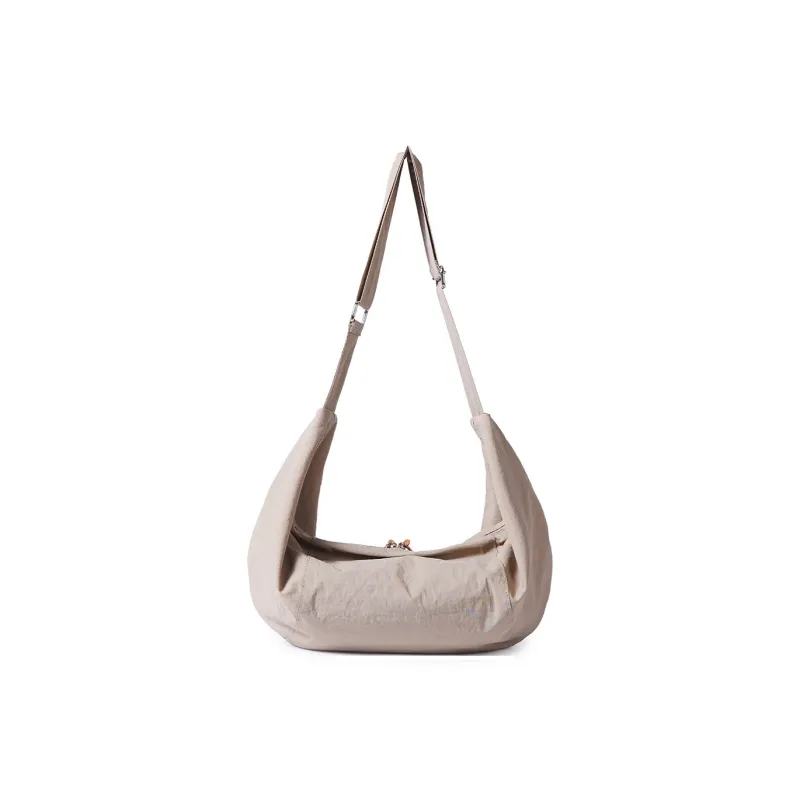 Dubaolu Fabric Crossbody Bag Medium Size Women's Khaki/Black-10