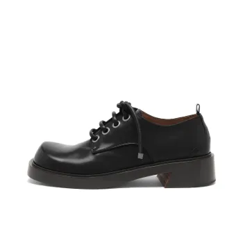 Alexander McQueen Round Toe Lace Up Derby Shoes