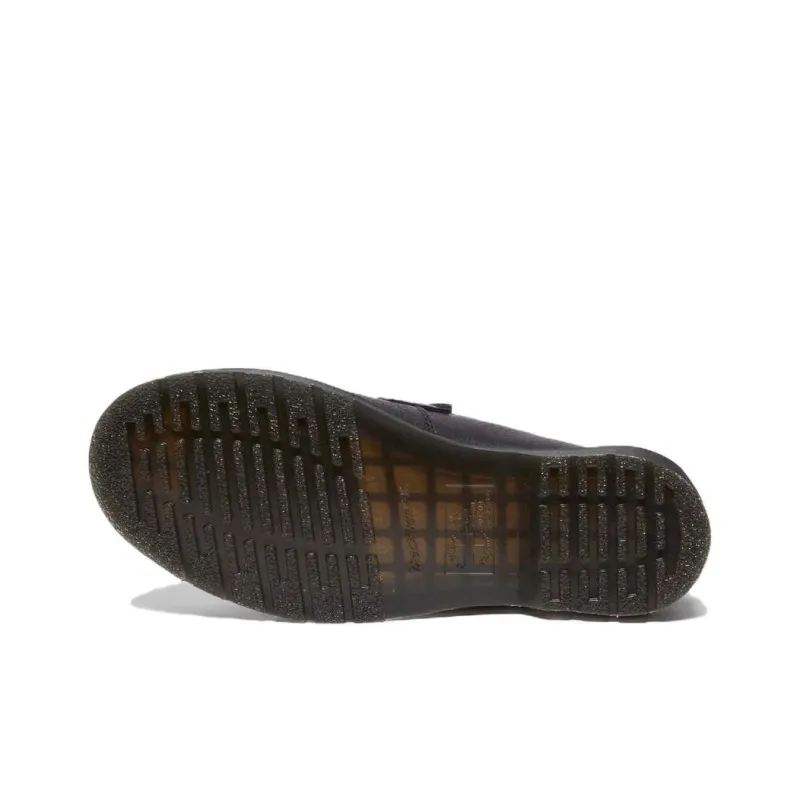 Dr. Martens Adrian Yellow Stitch Ambassador Leather Loafers Black-5