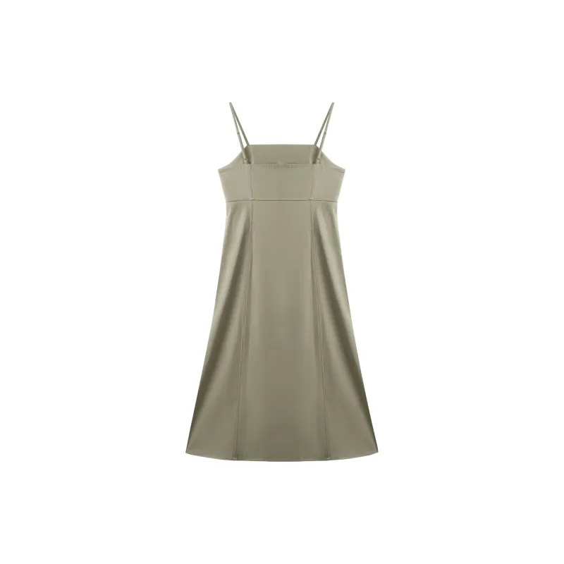 THE SEA LIFE Slip Dress Women's Shimmer Green-1
