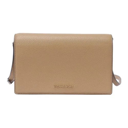 MICHAEL KORS Jet Set Calfskin Crossbody Bag, Shoulder Bag Medium Size Women's Camel