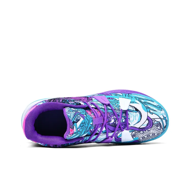 Black tailed Deer Slip Resistant, Abrasion Resistant, Breathable Mid Top Basketball Shoes Unisex-9