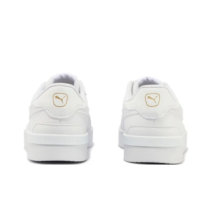 PUMA JOLA Anti Slip Wear Resistant Low Top Skateboard Shoes Women's White-3
