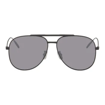 GIVENCHY Metal Aviator Sunglasses Men's Black