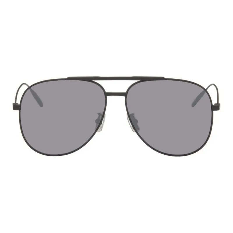 GIVENCHY Metal Aviator Sunglasses Men's Black-0