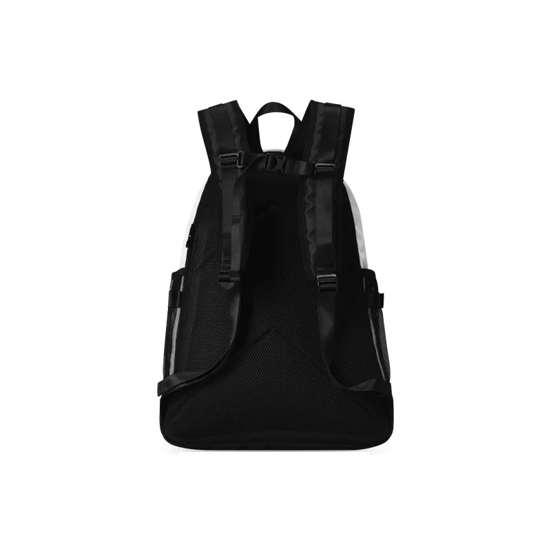 COEXISTENCE Polyester Water Repellent Commute Travel Backpack Regular Unisex White-3