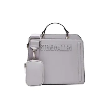STEVE MADDEN Synthetic Material Handbag Women's Light Gray
