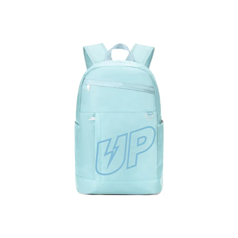 TURN UP Polyester Students Backpack Regular Unisex Light Blue-0