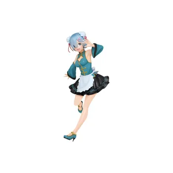 TAITO Rem From Scratch, Rem, Chinese Maid, Different Colored, Figure Bonus Gifts 23cm