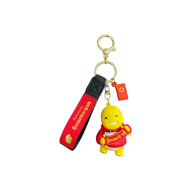 Baimao PVC+ Hardware Keychains Unisex-4