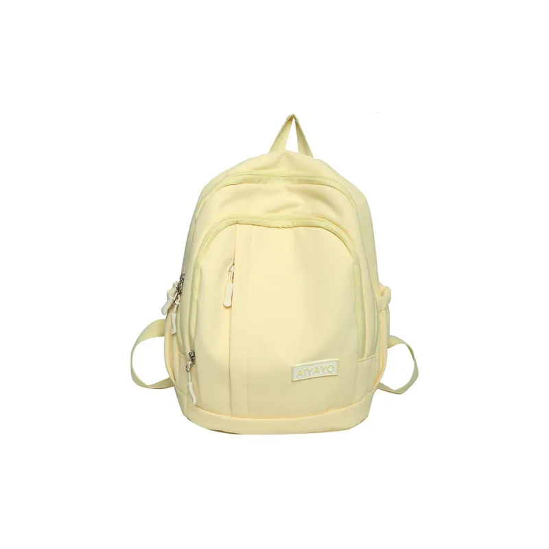 Cwatcun Nylon Backpack Women's Ecru/Black/Light Yellow/Light Blue/Light Green/Pink-1