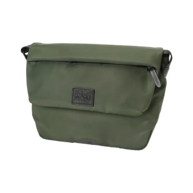 Manhattan Portage Nylon Crossbody Bag Shoulder Bag Small Size Unisex Black/Marine Blue/Olive-7