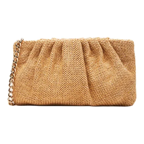 STEVE MADDEN Textile Materials One Shoulder Crossbody Clutches Women's Natural