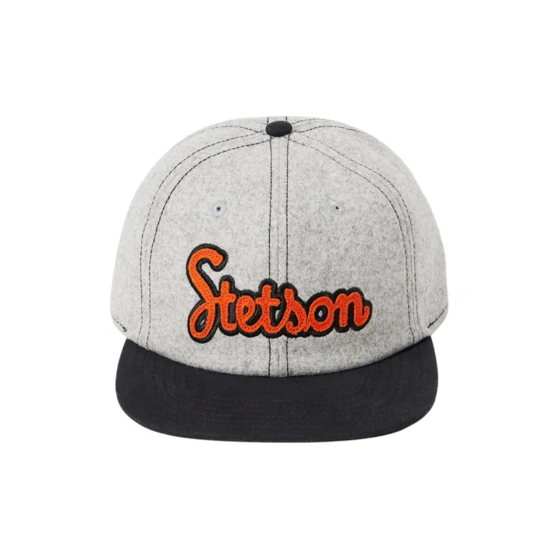 STETSON Wool Baseball Caps Unisex Gray-1