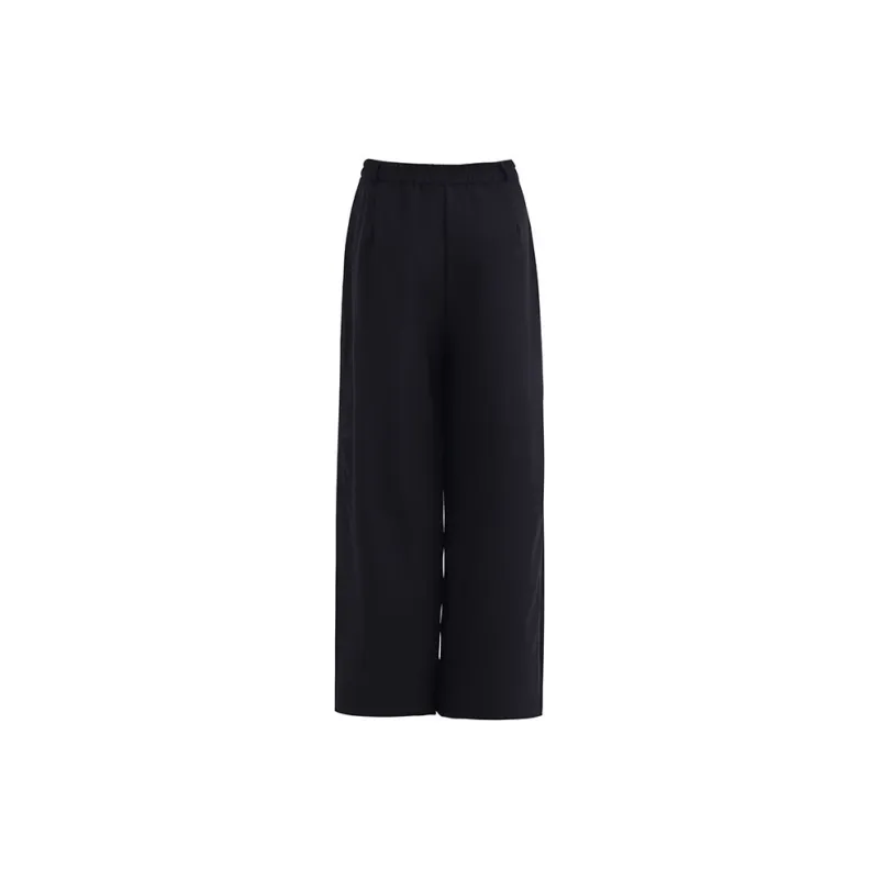 ZAZN Casual Pants Women's Black Includes Leather Belts-8