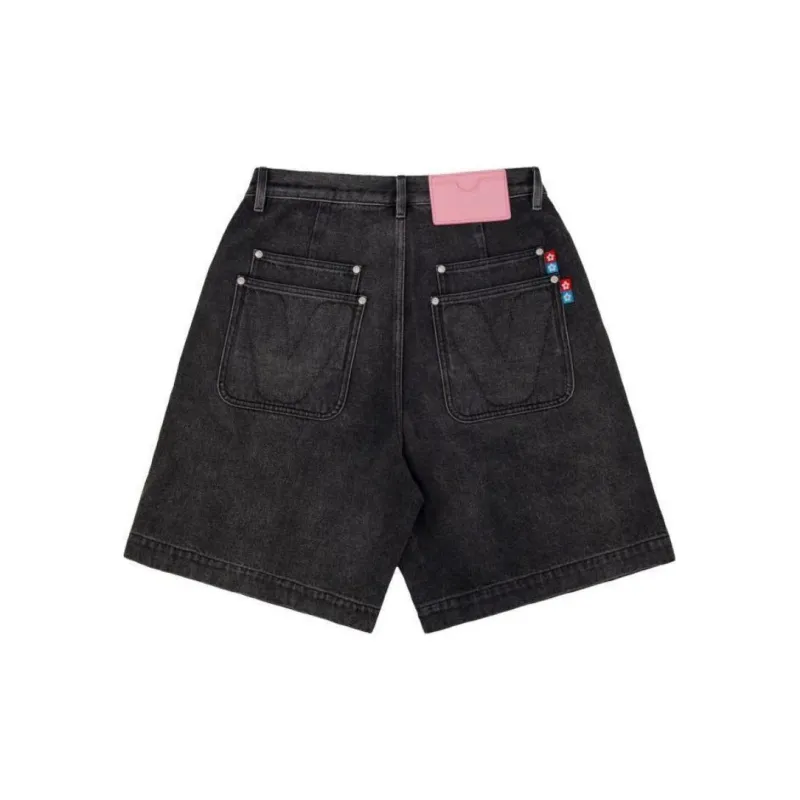 Vandy The Pink Denim Shorts Unisex Black-1