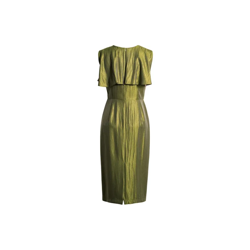 ROEYSHOUSE Sleeveless Dress Women's Olive Green-1