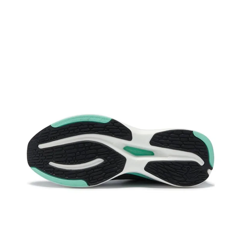 QIAODAN Anti-Slip Wear-Resistant Low-Top Casual Running Shoes Men's Black Green-4